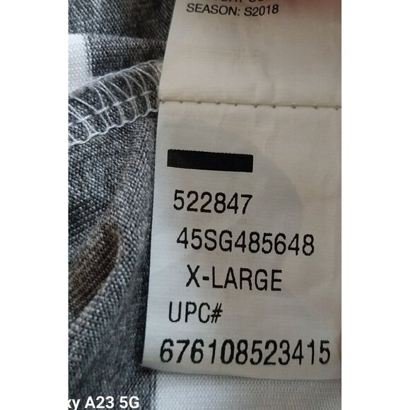 Izod Golf Striped Polo Shirt XL Polyester Spandex Blend Y2K Outdoor Preppy - Picture 6 of 6